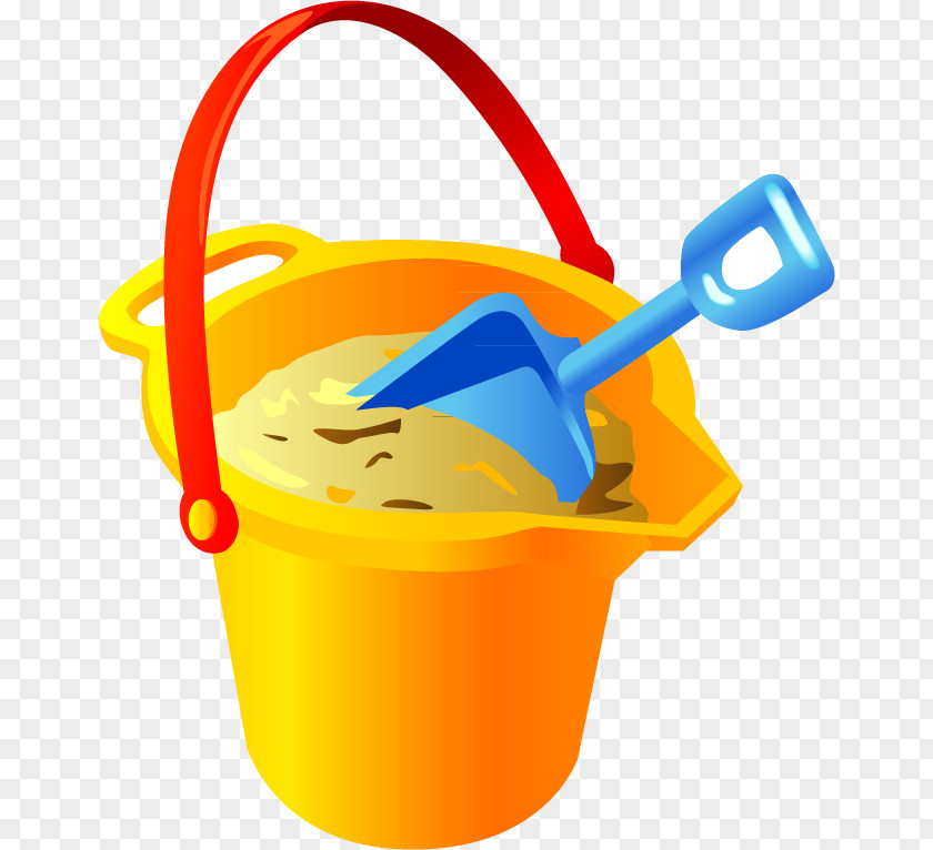 Bucket Of Sand Download Gratis Icon PNG