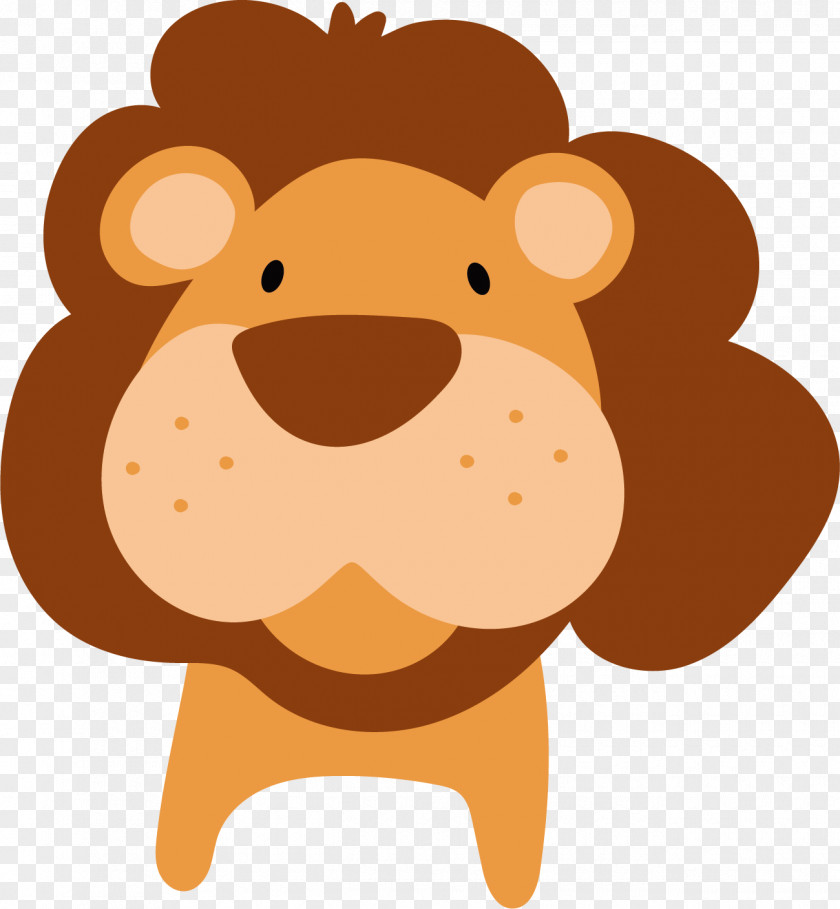 Cute Little Lion T-shirt Illustration PNG