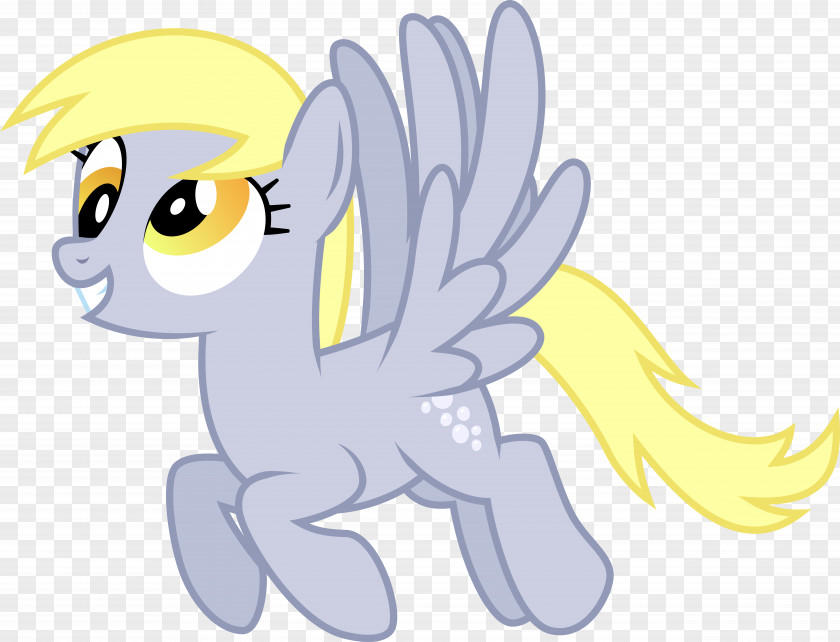 Horse Pony Derpy Hooves Yellow Mane PNG