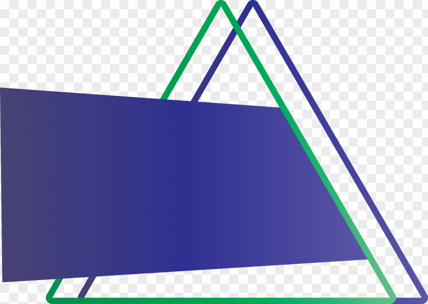 Line Triangle Electric Blue Rectangle PNG