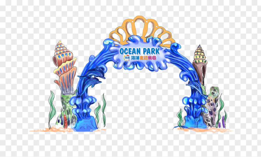 Round Gate Of Ocean Museum Graphic Design Illustration PNG