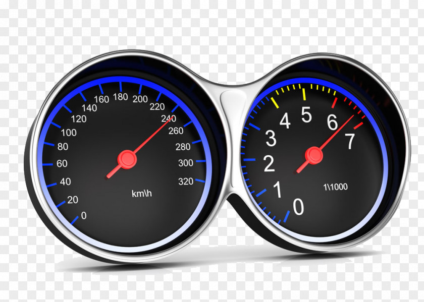 Auto Dial Car Dashboard Speedometer Stock Illustration Photography PNG