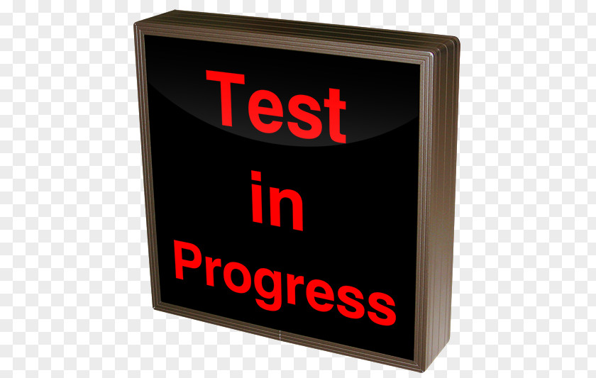 Exam In Progress Display Device Product Design Signage PNG
