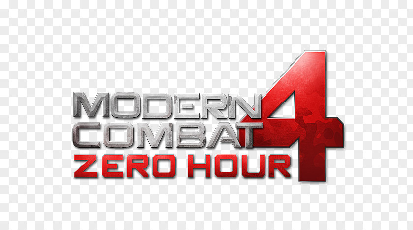 Modern Combat 5 4: Zero Hour Logo Brand Font Product PNG