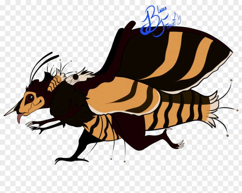 Mortally Honey Bee Digital Art Clip PNG