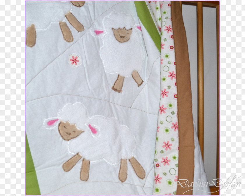 Patchwork Linens Textile Sleeve Pink M Craft PNG