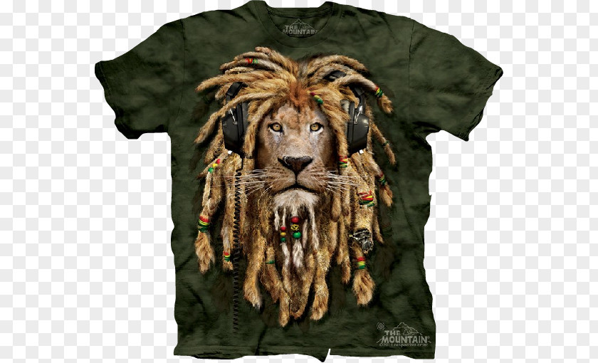 T-shirt Lion Cougar Hoodie PNG