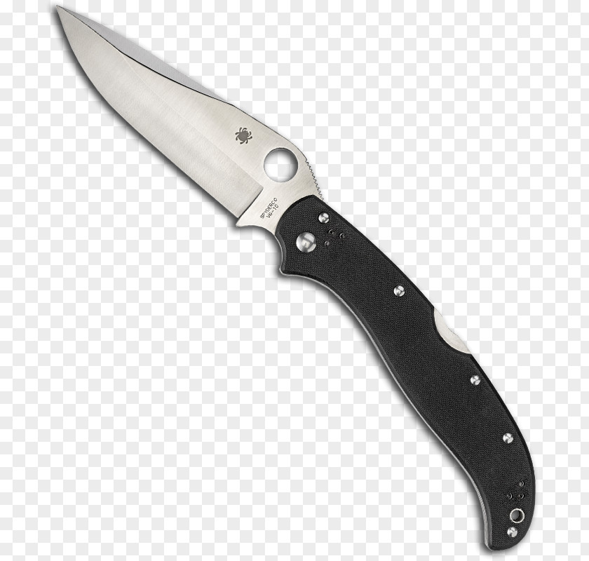 Knife Pocketknife Blade Everyday Carry Spyderco PNG
