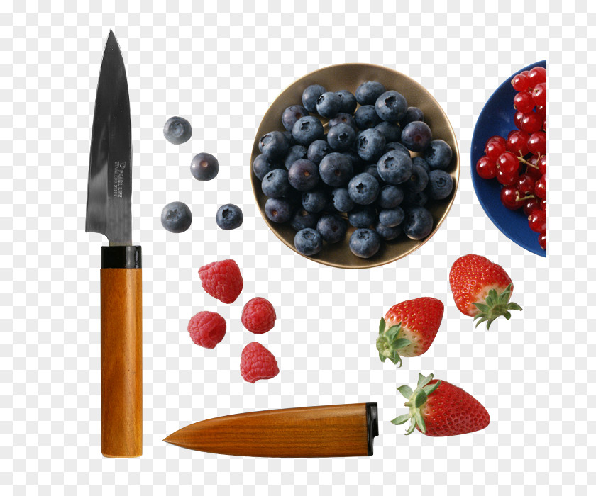 Fruit Knife Juice Blueberry Auglis Strawberry PNG