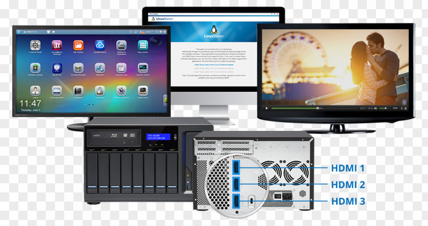 Laptop Computer Monitors QNAP TVS-882BRT3 NAS Systems, Inc. Network Storage Systems PNG