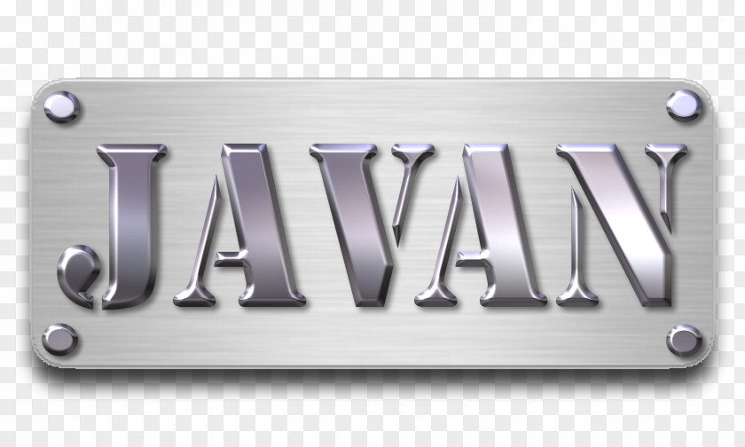 Name Plate Metal Material Brand PNG