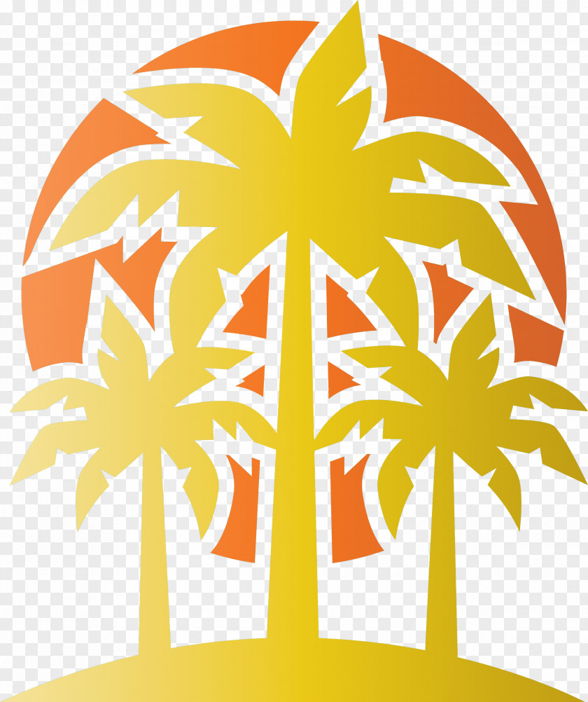 Palm Tree Beach Tropical PNG