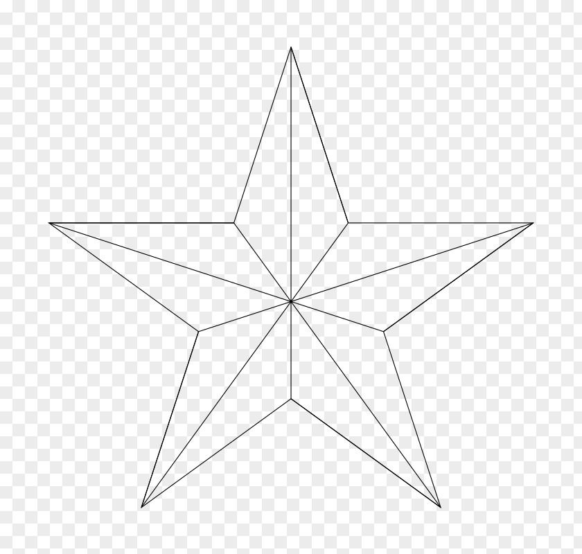 5 Star Triangle Circle Point PNG