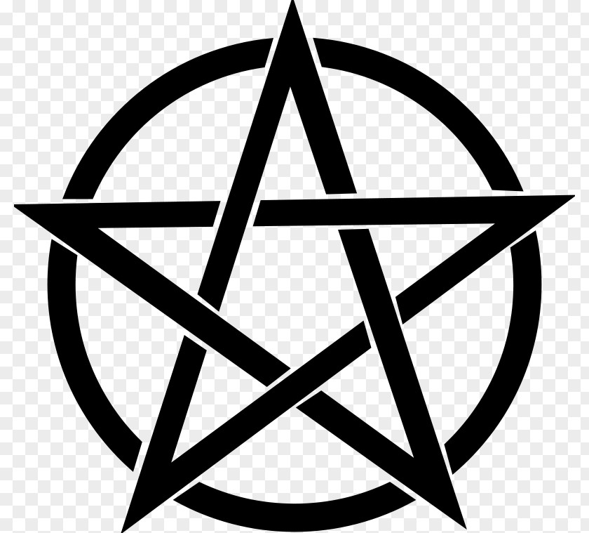 Motley Pentagram Pentacle Clip Art PNG