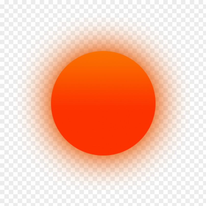 Sunlight Stress Ball Sphere Orange Yellow Color PNG