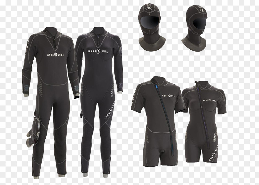 Wetsuit Scuba Set Aqua Lung/La Spirotechnique Dry Suit Diving PNG
