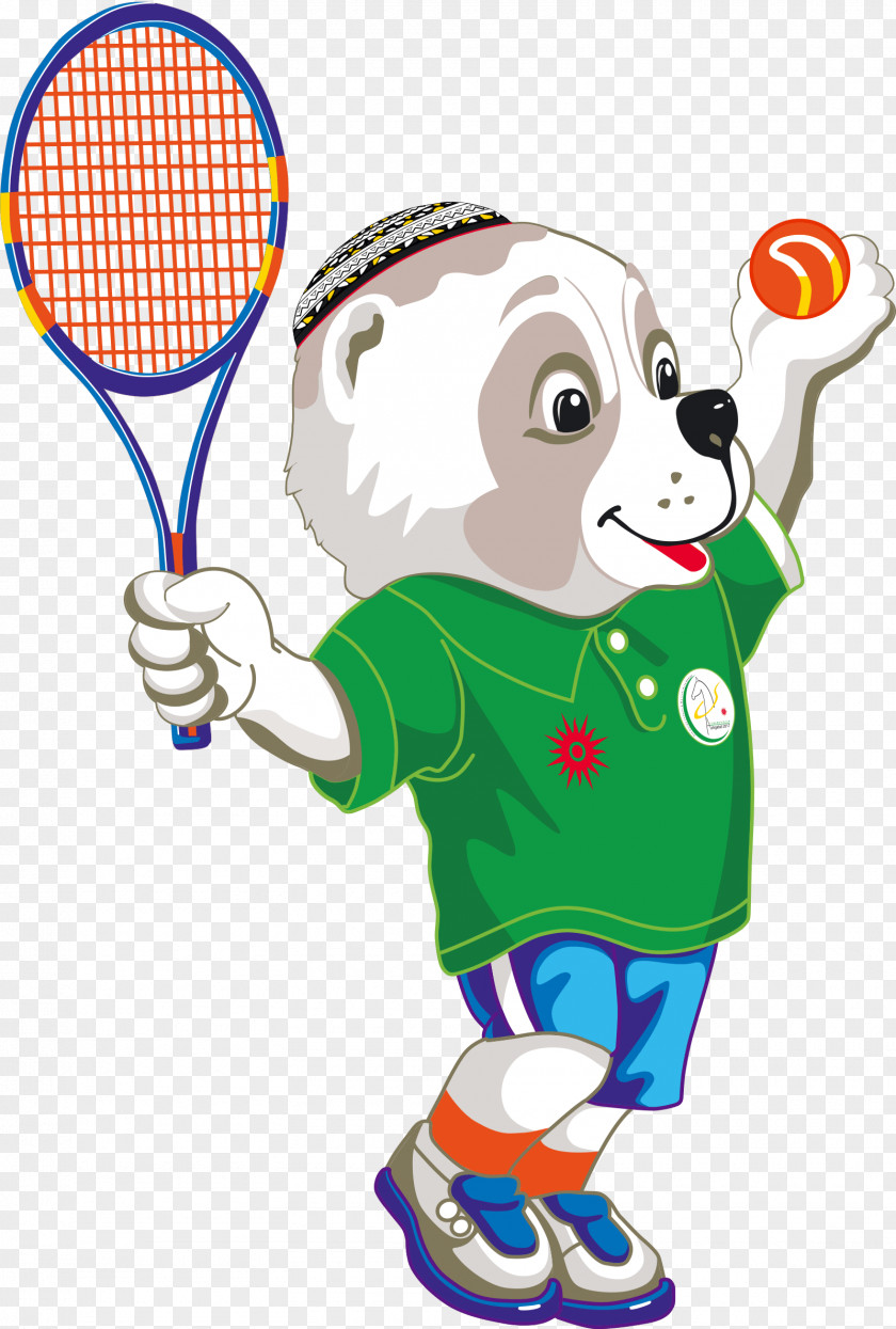 Why Me Ashgabat 2017 Asian Indoor And Martial Arts Games Central Shepherd Dog Mascot Tennis PNG