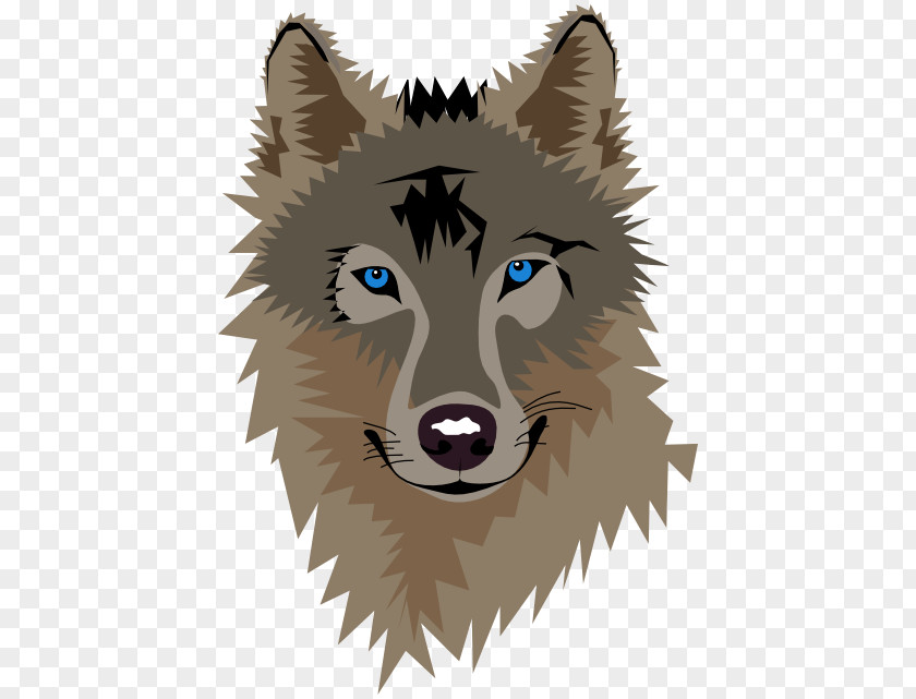 Blue Wolf Gray African Wild Dog Clip Art PNG