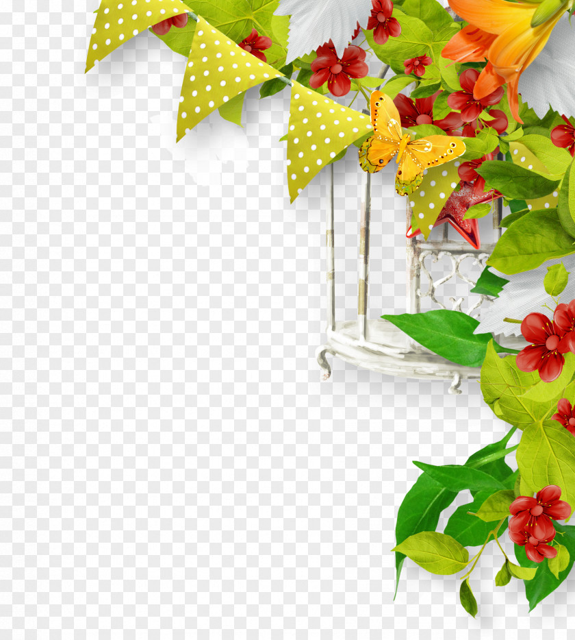 Creative Floral Design Vector Material Ornament Flower PNG