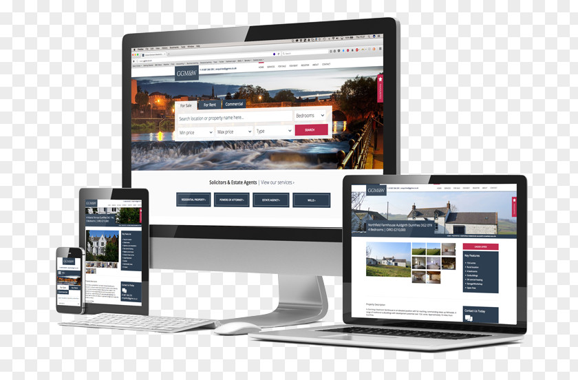 Estate Agent Algiers Responsive Web Design PNG