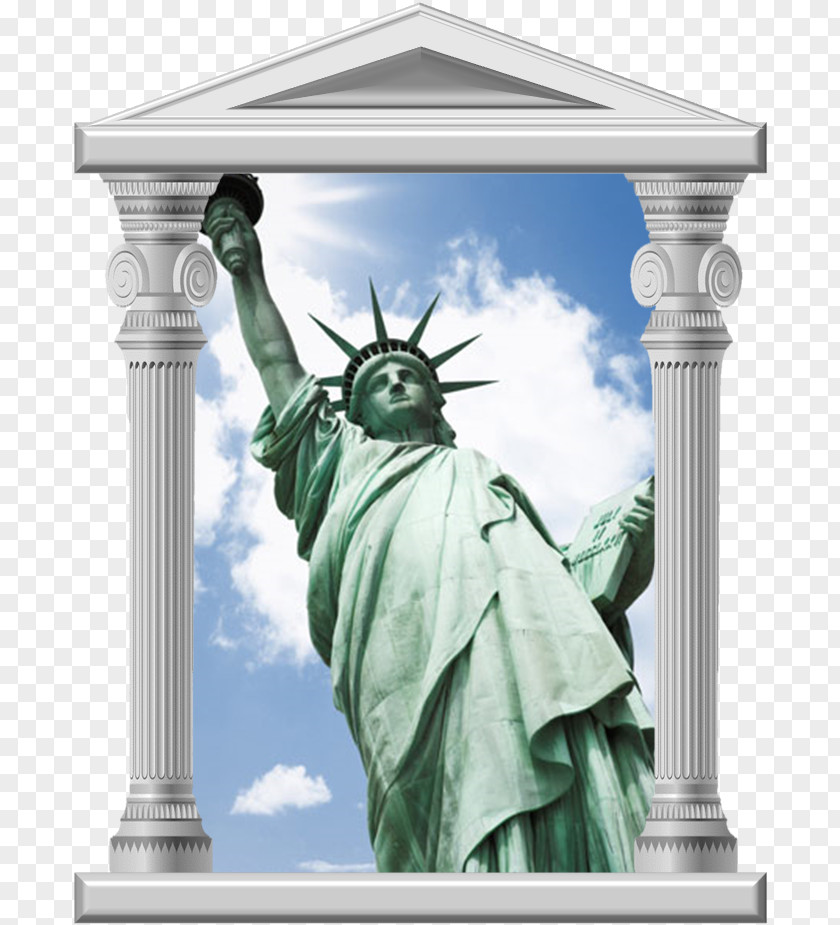 Famous Statues Statue Of Liberty Image Monument Color PNG