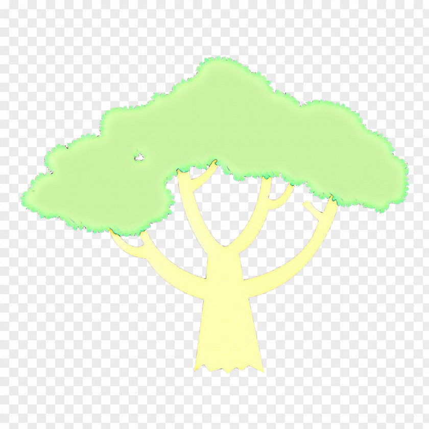 Green Cloud Tree Plant Symbol PNG