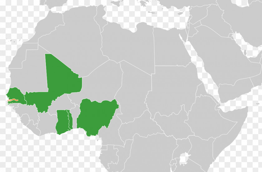Map ECOWAS Military Intervention In The Gambia West Africa Organization Militant PNG