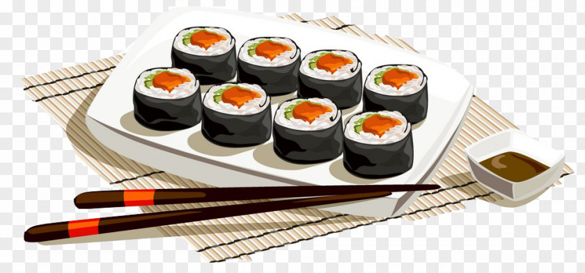 Tongue Cuisine Sushi Japanese Fish Slice Food PNG