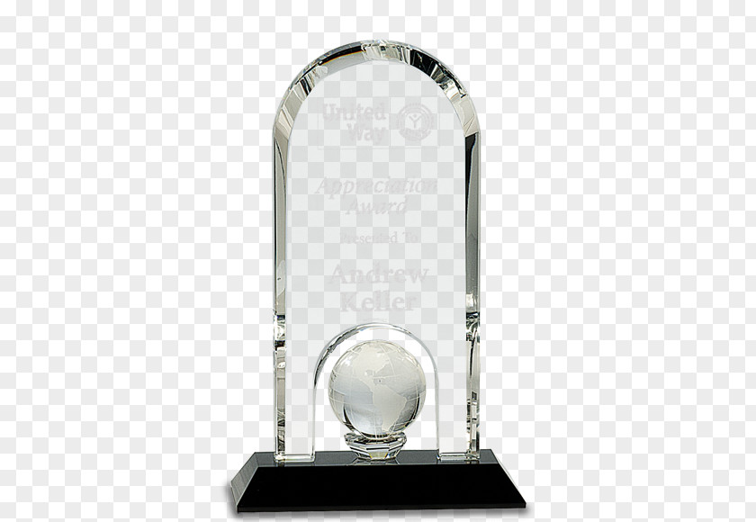 Trophy Award Commemorative Plaque Glass Engraving PNG