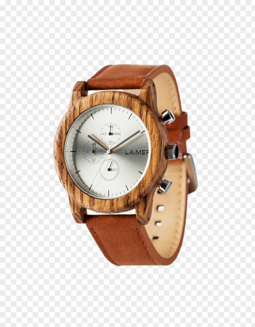 Watch LAiMER GmbH/s.r.l. Chronograph Wood Clock PNG