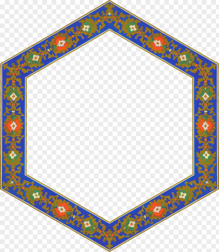 Border Frame Picture Frames Hexagonal Tiling Clip Art PNG
