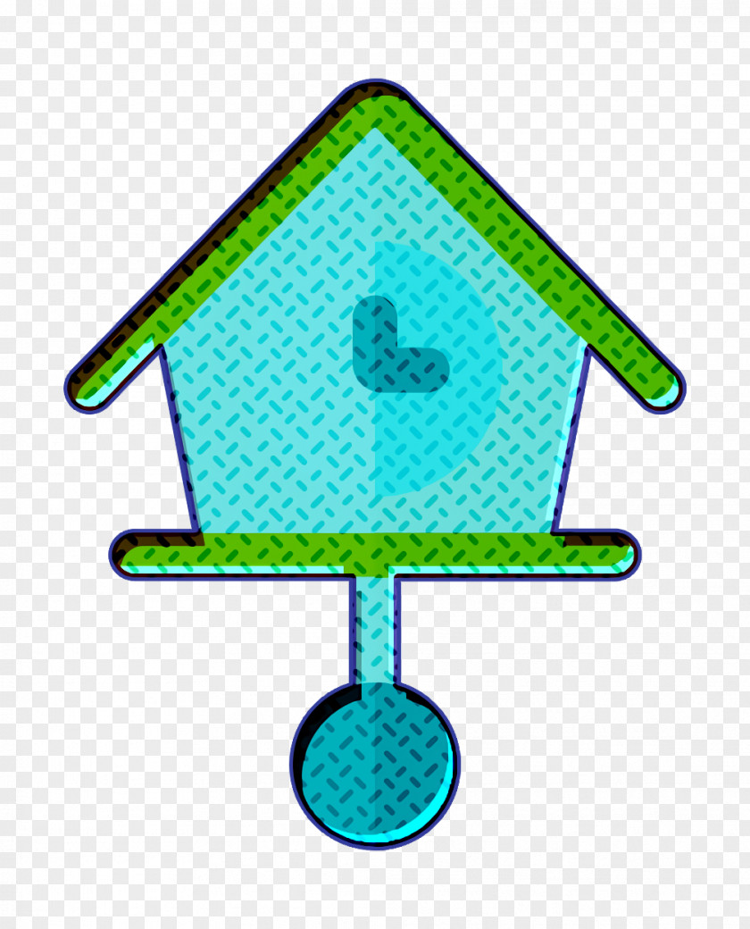 Clock Icon Cuckoo Home Decoration PNG