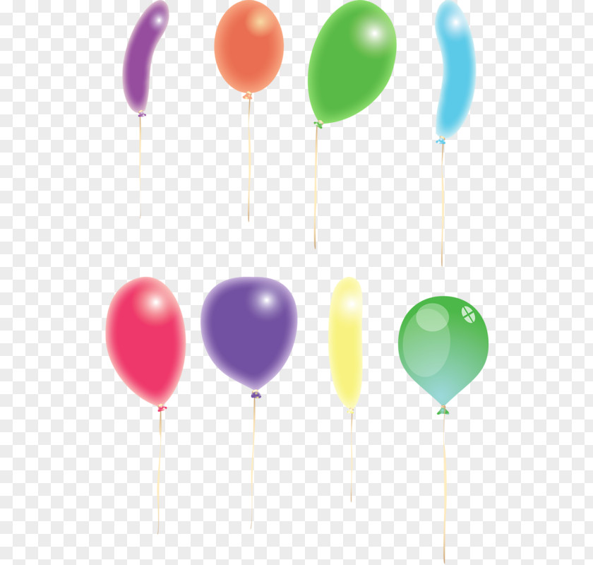 Colored Balloons Toy Balloon Computer File PNG