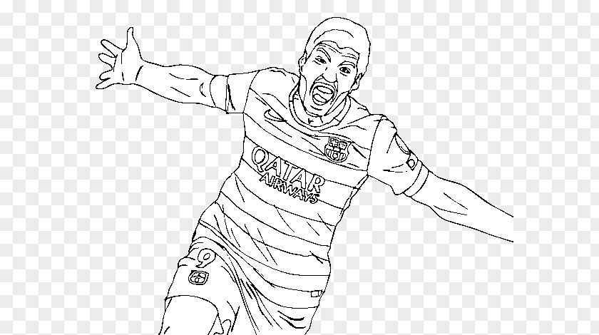 Fc Barcelona FC Coloring Book Drawing Football Player PNG