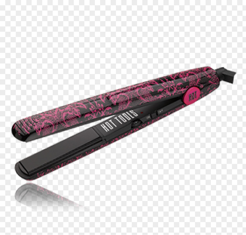 Flat Iron Hair Pink M PNG