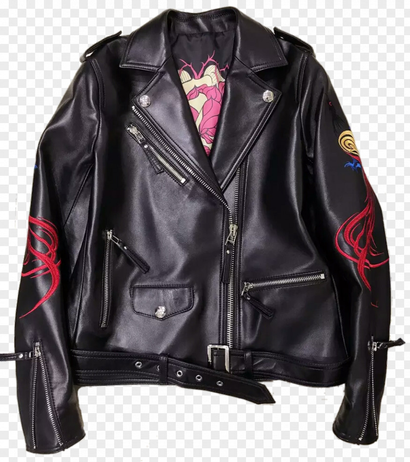 Leather Jackets Jacket Hoodie T-shirt Clothing PNG