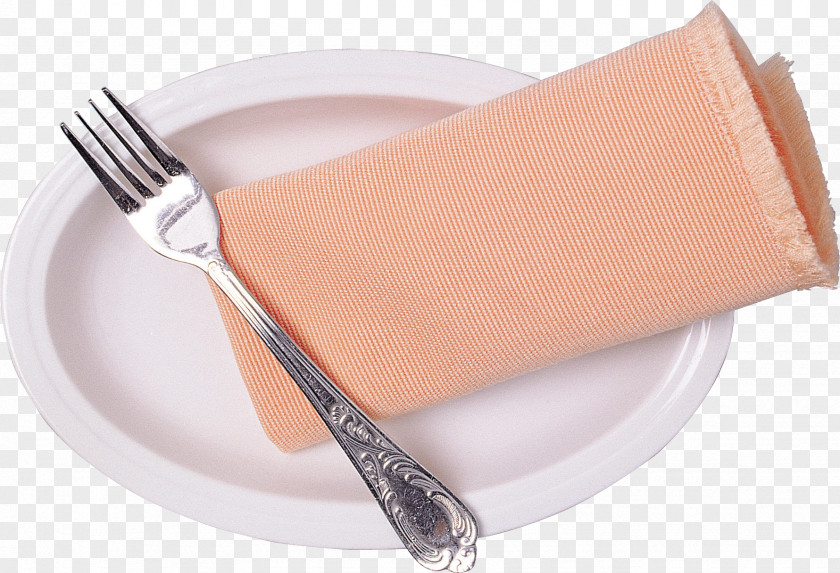 Nameplate Cloth Napkins Fork Plate Spoon PNG