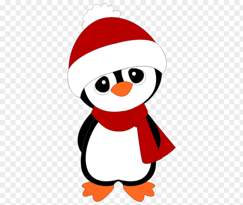 Penguin Christmas Drawing Clip Art PNG
