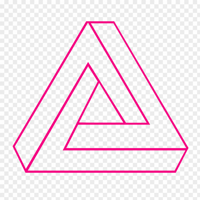 Triangle Penrose Geometry Line PNG