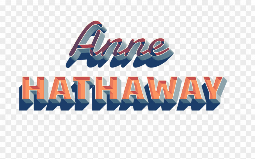 Anne Hathaway Logo Font Brand Product Text Messaging PNG