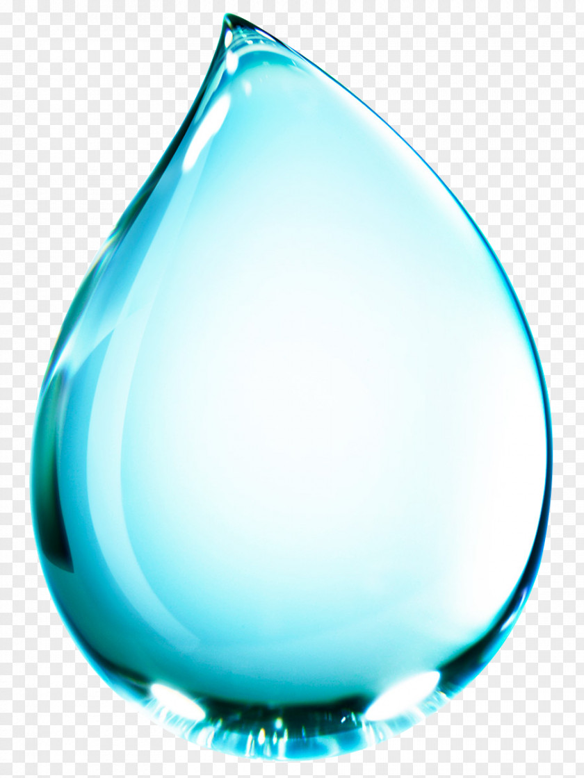 Blue Water Drop Transparency And Translucency Nail Polish PNG