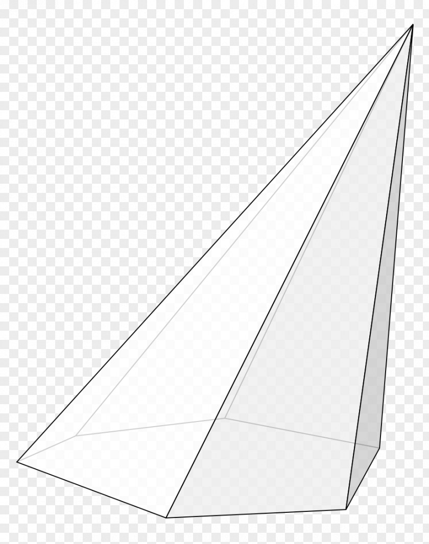 Pyramid Triangle Point Polyhedron Polygon PNG