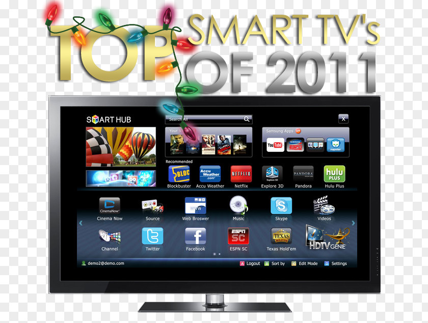 Samsung Smart TV LED-backlit LCD High-definition Television PNG