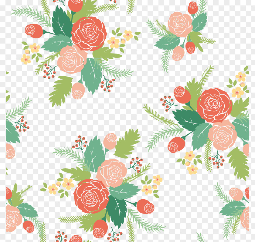 Vector Flower Floral Design Pattern PNG