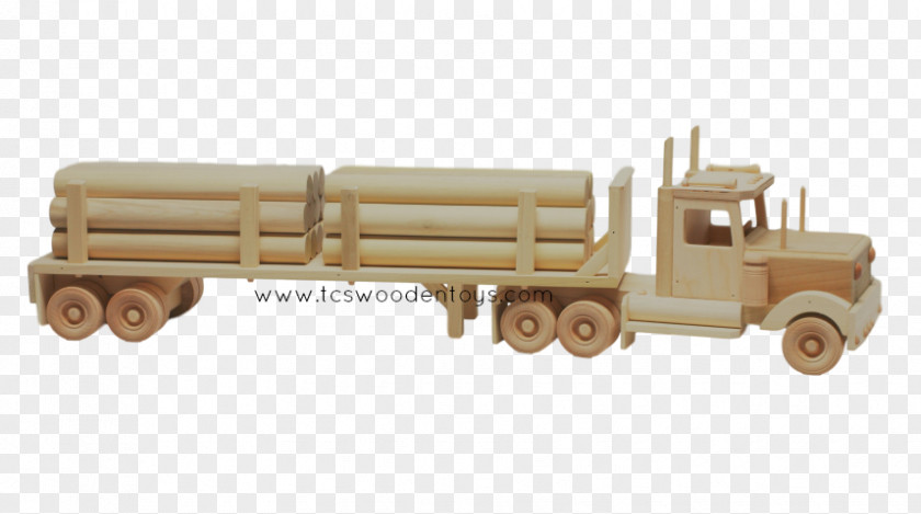 Car Logging Truck Semi-trailer Toy PNG