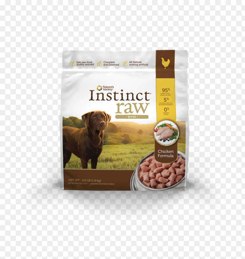 Chicken Bites Dog Cat Food Nature's Variety Raw Foodism PNG