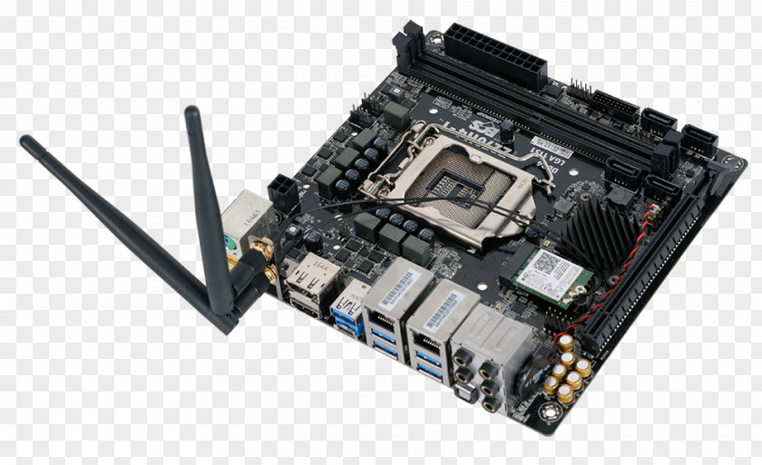 Intel Motherboard Mini-ITX LGA 1151 Elitegroup Computer Systems PNG
