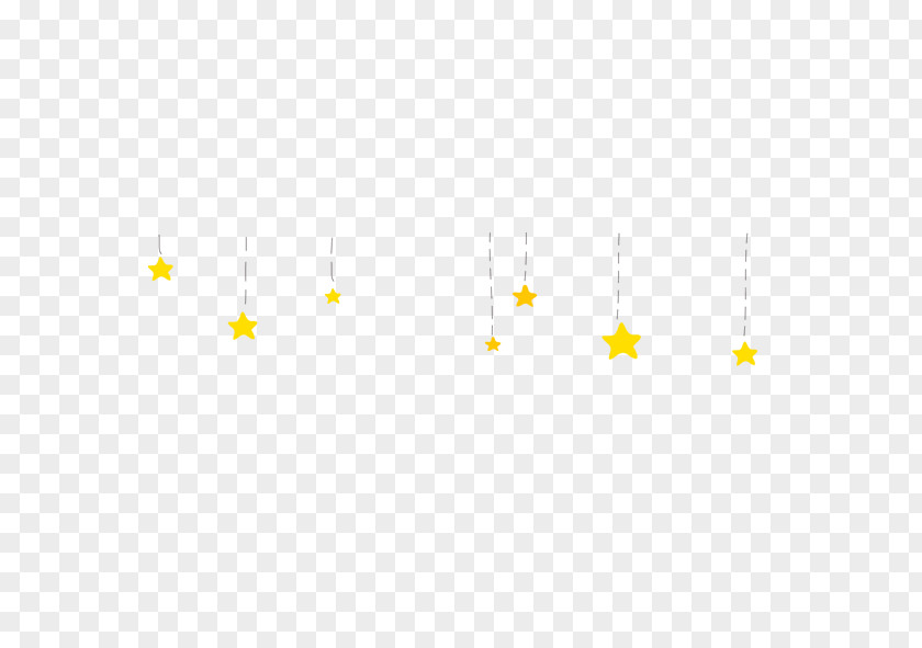 Star Pendant Yellow Sky Font PNG