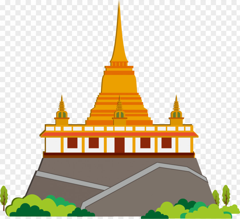 Thailand Golden Palace Clip Art PNG