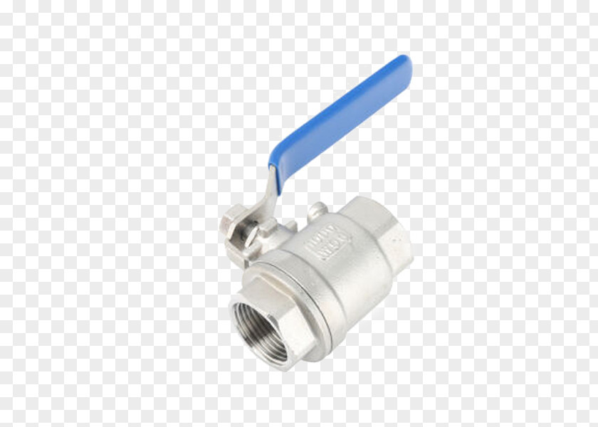 Two Stainless Steel Ball Valve Tool Angle PNG